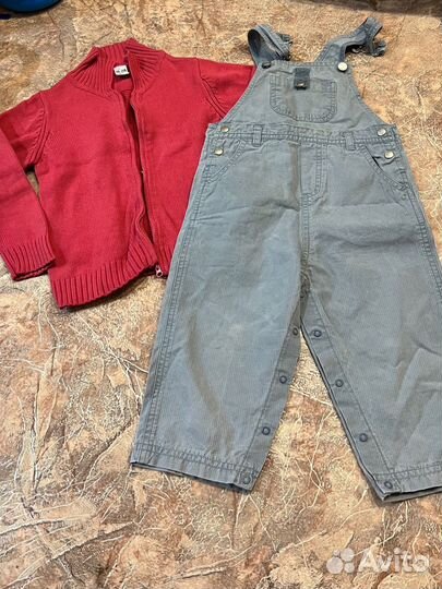 Вещи пакетом для мальчика 80 86 92