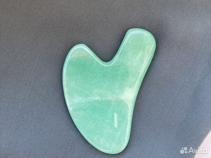 Скребок гуаша ролик массажер для лица