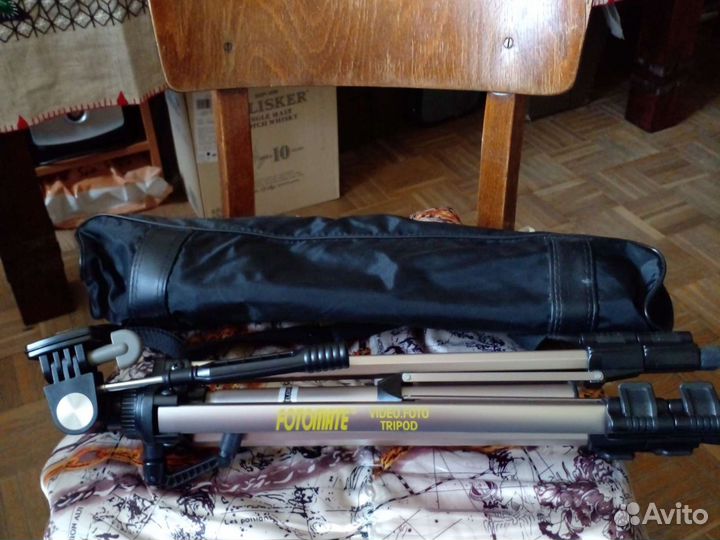 Штатив для камеры, фотоаппарата, 115 см высота