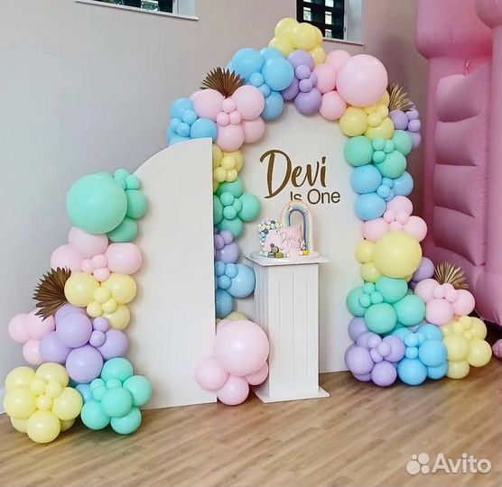 Фотозоны, арки, воздушные шары
