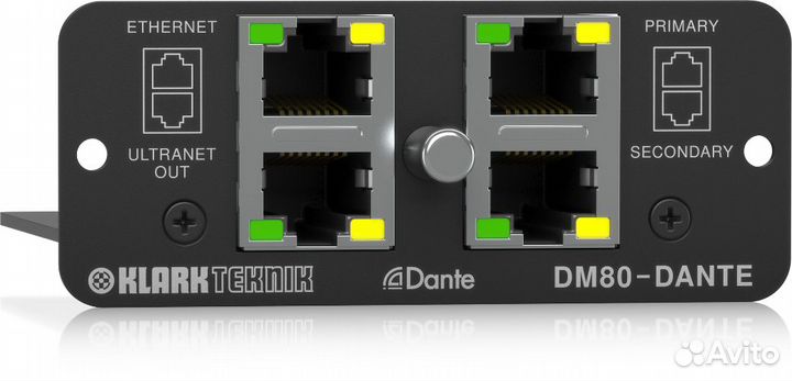Интерфейс klark teknik DM80-dante