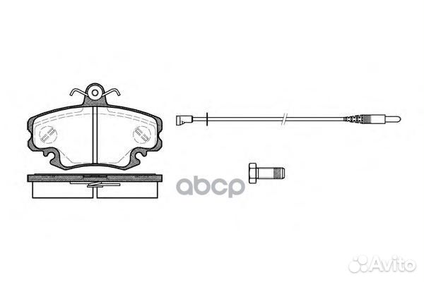 141 30 колодки дисковые п Renault Twingo 1.2i