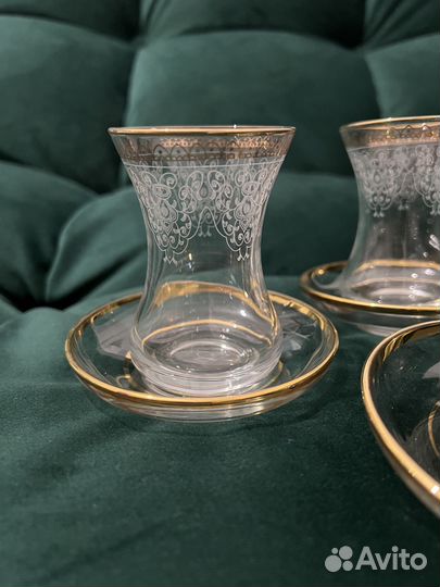 Чайные чашки с блюдцами набор комплект