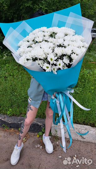 Букет гигант из ромашек