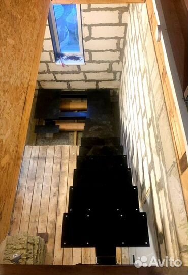 Перила кованные Установка