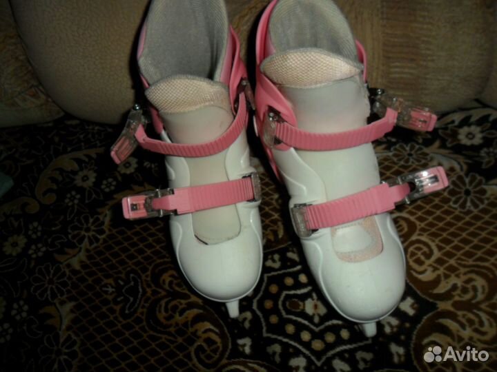 Коньки детские раздвежные: 30-33 р-р