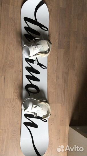 Доска для сноуборда с креплениями Gnu + чехол