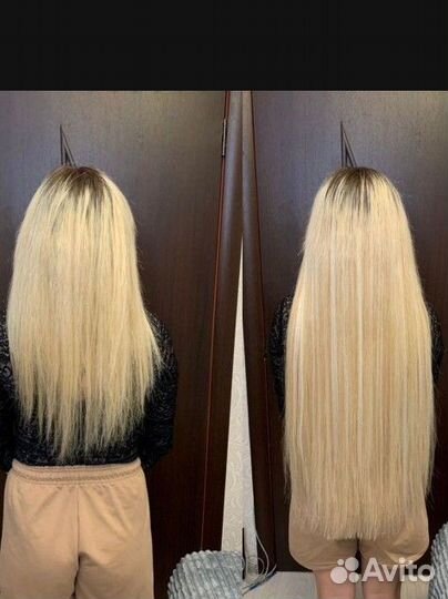 Наращивание биопротеиновых волос