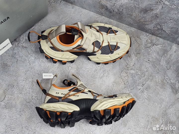 Кроссовки Balenciaga hike Sneaker Beige orange