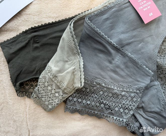 Женские трусики хипстеры m hm хлопок
