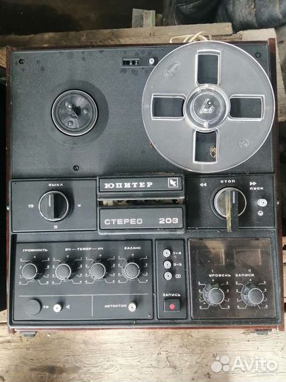 Катушечный магнитофон юпитер 203 стерео
