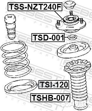 Опора амортизатора toyota premio/allion NZT240