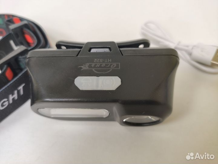 Налобный фонарь с датчиком движения