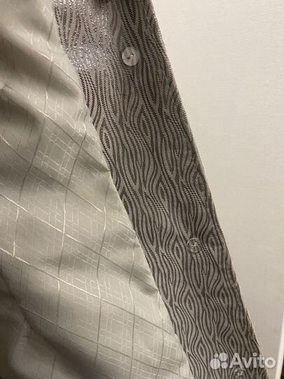 Шуба мутон +норка