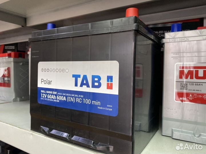 Аккумулятор Тав 60Ач 600А на Сузуки