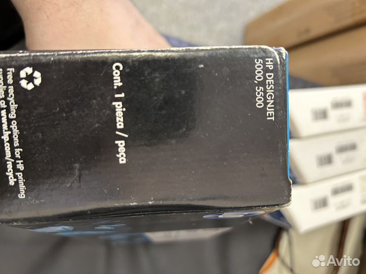 Картридж HP 81 голубой C4931A