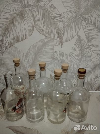 Стеклянная бутылка 0 5