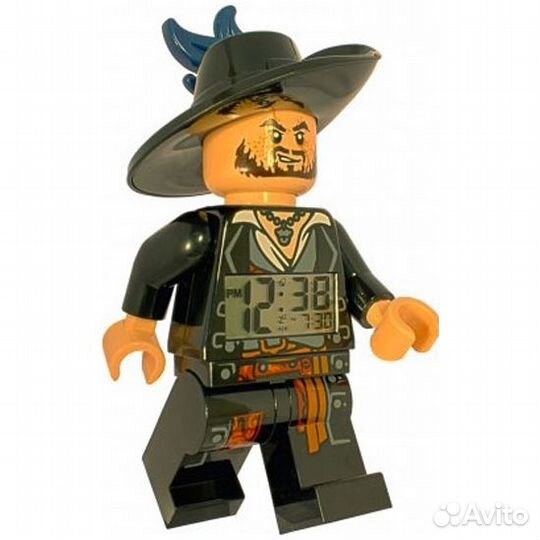Часы-будильник legoпираты Карибского моря Барбосса