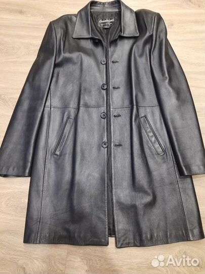 Кожаный плащ