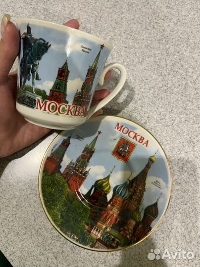 Кружка с блюдцем