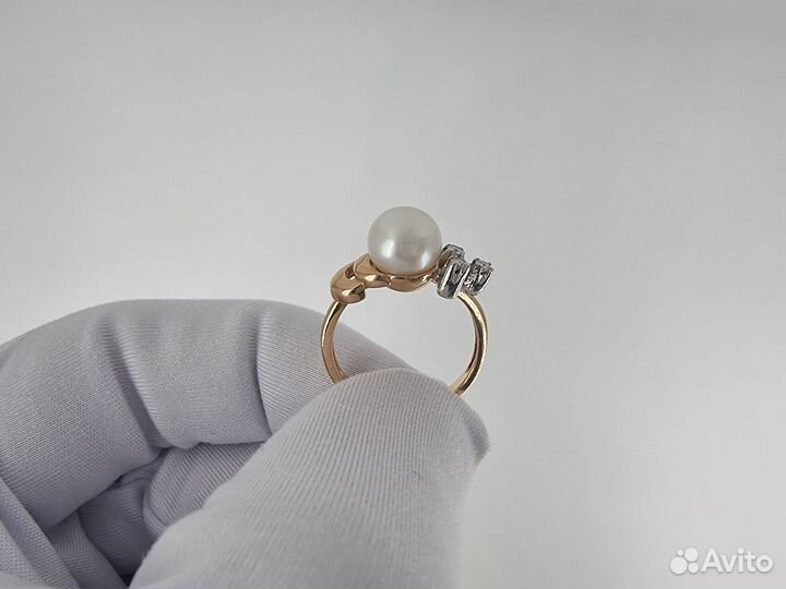 Золотое Кольцо 585 пробы с бриллиантами. Рассрочка