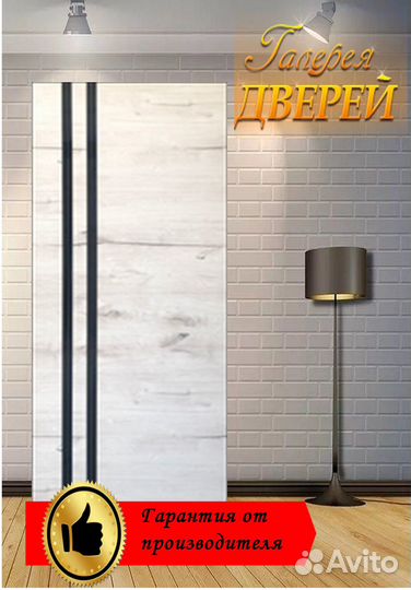 Металлическая и межкомнатные двери в одном стиле