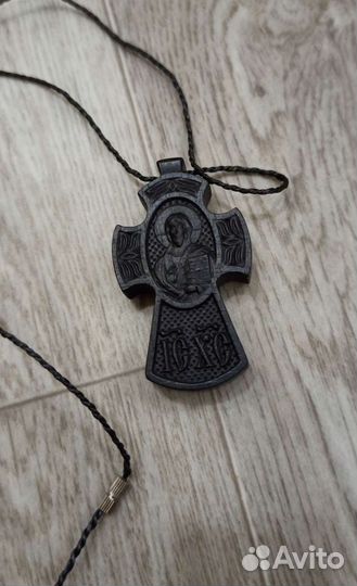 Крест нательный дерево эбен