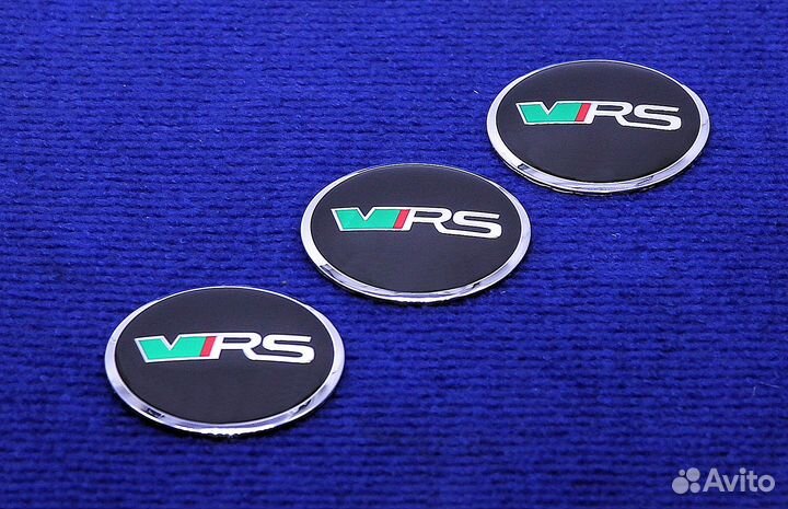 Комплект 3D наклеек диска Skoda VRS 56 мм