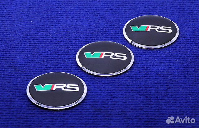 Комплект 3D наклеек диска Skoda VRS 56 мм