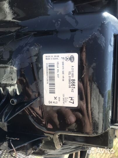 Фара Мерседес 212 правая дорестайлинг