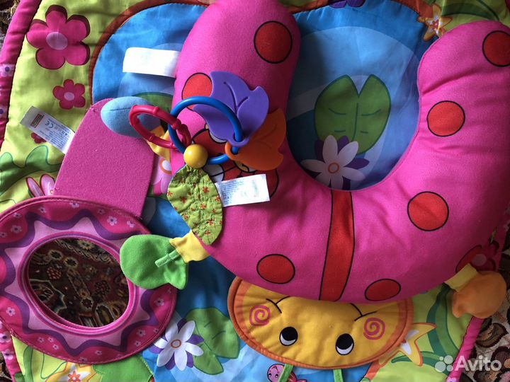 Tiny love развивающий коврик, погремушки