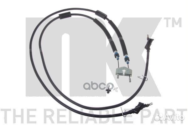 Трос ручного тормоза ford focus II задний 1490+