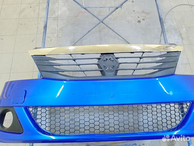 Новый передний бампер Renault Logan 2 фаза