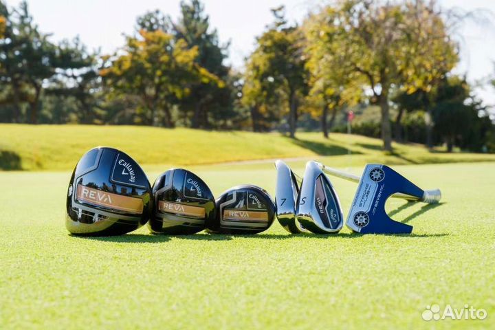 Клюшки для гольфа Callaway Reva, женские, розовые