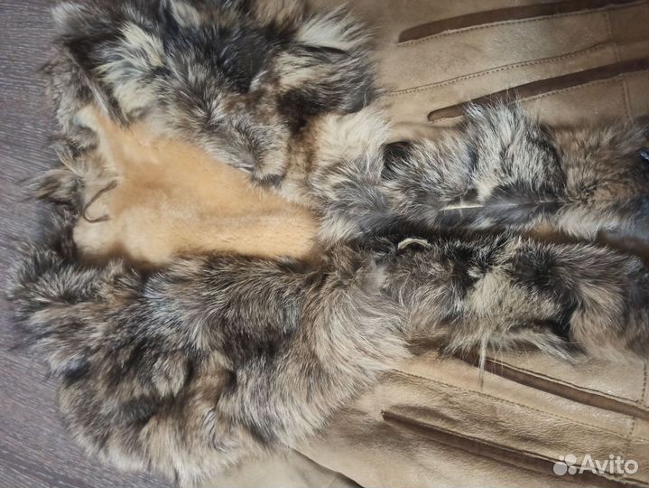 Дубленка натуральная женская 40