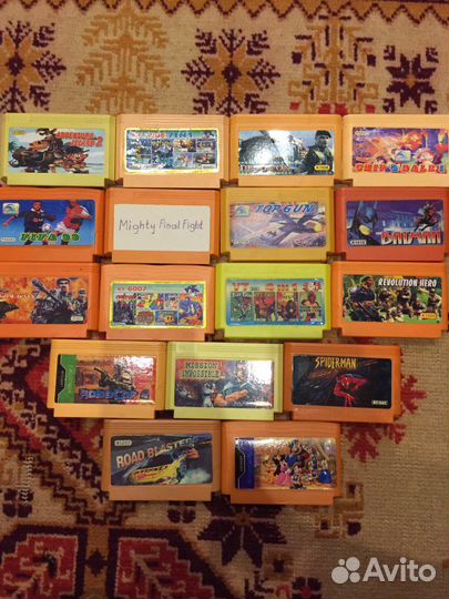 Картриджи на dendy