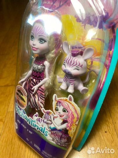 Куколка Энчантималс Enchantimals зебра
