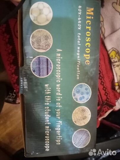 Микроскоп (40-640х) на подарок ребенку