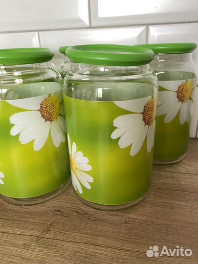 Банки для сыпучих продуктов стекло