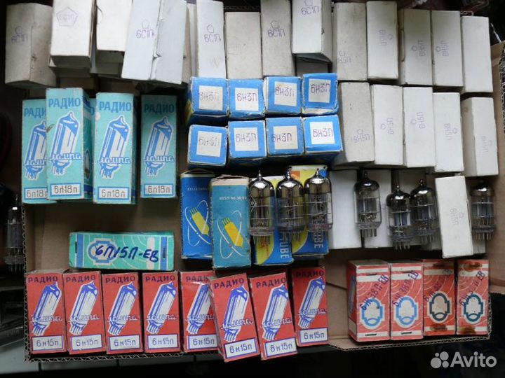 Радиолампы СССР, новые с хранения