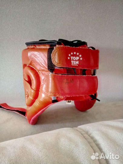 Шлем защитный кожа