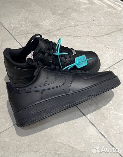 Nike air force 1 low black оригинал