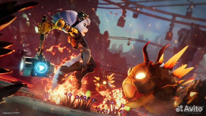 PS5 диск Ratchet & Clank: Сквозь Миры,новый,в упак