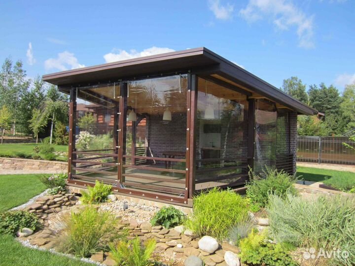 Мягкие окна на террасу