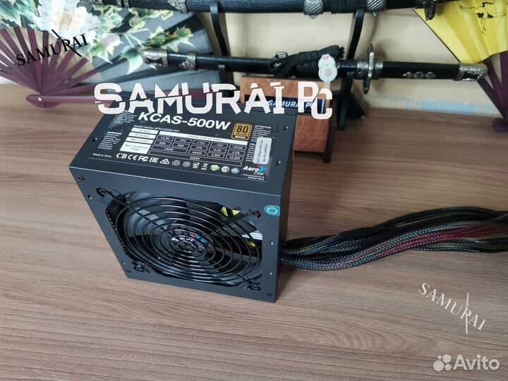 Блок питания 500W AeroCool kcas-500 80+Bronze