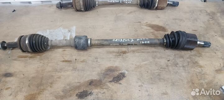 Привод передний LR hyundai solaris 1 двиг 1.6 МКПП