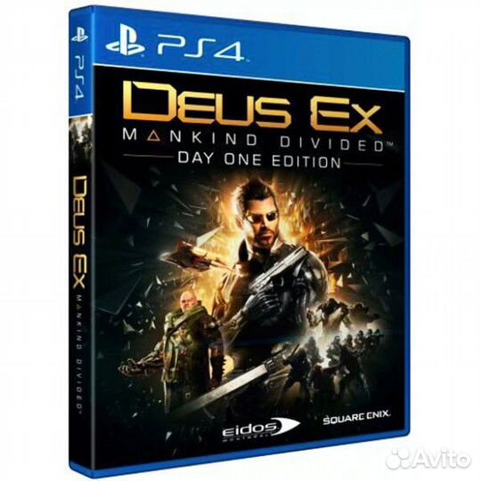 PS4 диск Deus Ex: Mankind Divided, новый,запечатан