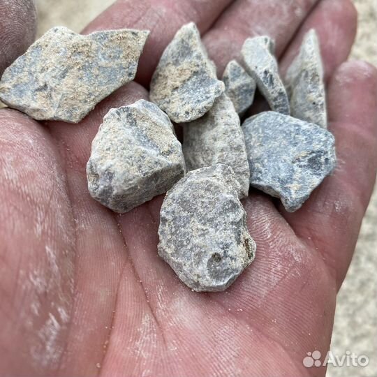 Щебень доломитовый известковый