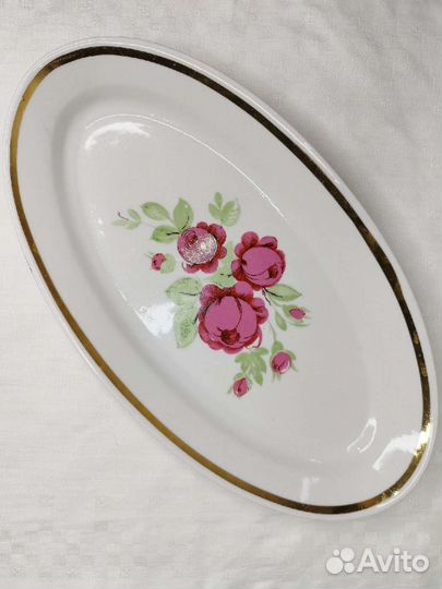 Набор из трёх тарелок времен СССР