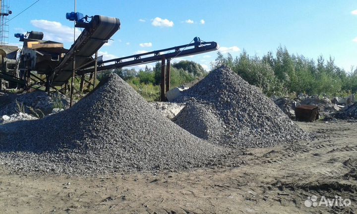 Щебень отсев песок земля